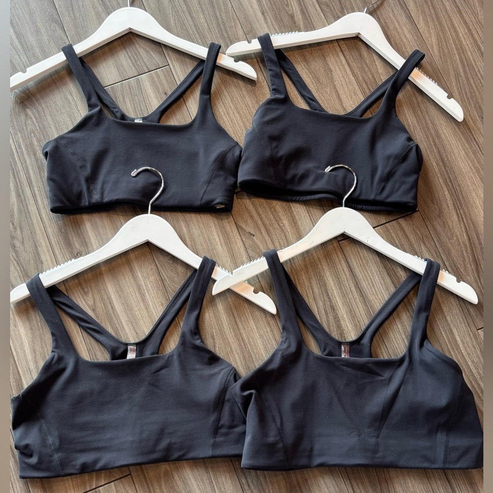 Free People Black Sports Bra